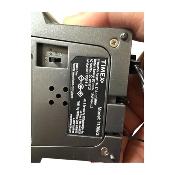 TIMEX T308S ALARM CLOCK RADIO w/ NATURE SOUNDS. ONLY $9. FAST SHIPPING - Picture 7 of 8